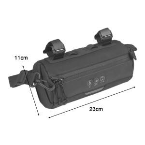 자전거 핸들 바 가방 앞 전문 미니 소형 호환 소형 반사 실린더 어깨