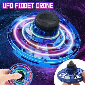 LED 비행 UFO 스피너 손가락 끝 업그레이드 헬리콥터 자이로 Flyorb 호버 볼 미니 소형 호환 드론 항공기