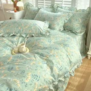 알러지 케어 프릴 그린 사계절이불 사계절용이불