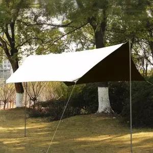 헥사 타프 캠핑 그늘막 차박 지붕 구성