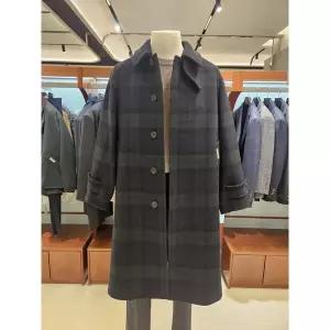 [킨록바이킨록앤더슨](신세계 사우스시티)킨록 시그니처 타탄체크 오버핏 롱코트(CKO10S0M7)