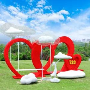 피규어 카페 야외 대형 정원 조형물 조각 동물 다람쥐