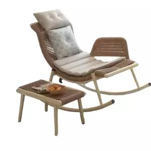 라탄 빈티지 안락의자 디자인 거실 독서 마전동상회 휴식 리클라이너 의자 야외 발코니
