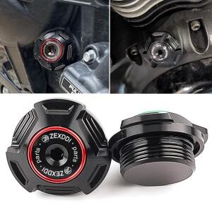 바이크 오토바이 CNC 엔진 오일 필러 캡 플매트 카펫 러그 커버 카와사키 KLR 650 Z750 ZX6R ZX10R 베르시