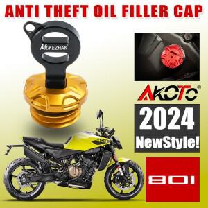 바이크 오토바이 도난 방지 오일 필러 캡 Husqvarna 801 Svartpilen Vitpilen 2025 부품 용 엔진 플매트 카
