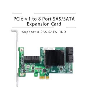 PCIe x1  8 포트 6 Gb/s SAS/SATA RAID HBA 지지대 uefi