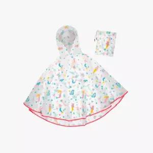 [스테판조셉] 경량 클리어 레인판초 파우치 세트 인어공주