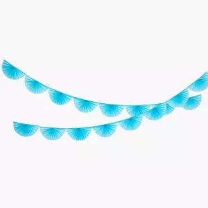 오픈행사 파티 반달 가랜드 배너 블루 산타 겨울장식 유치원 연말 산타클로스 가렌드