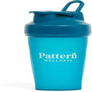 패턴 웰니스 셰이커 병 BPA 프리 플라스틱 뚜껑 - 12온스 부드러운 혼합 단백질 쉐이크 등을 위한 식품