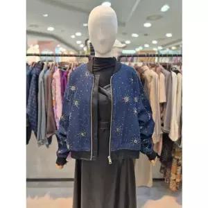 [NS홈쇼핑](르니앤맥코이)스팽글 블루종 크롭 데님 점퍼(MM11JP707HJY)[35734079]