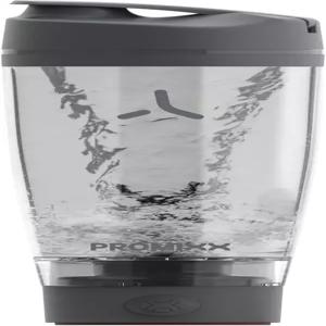 Promixx PRO 셰이커 병 신판 - 충전식 강력한 부드러운 단백질 쉐이크 보충제 보관 BPA 프리 20온스 컵