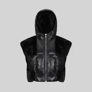 [사바티에](강남점)밍크 구스다운 후드베스트 (V20020SS)