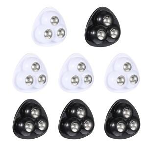 자가 접착 미니 소형 캐스터 휠 360도 회전 ° 통용 바퀴 스테인리스 스틸 볼 베어링 롤러 쓰레기통 및 주