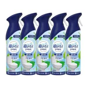 페브리즈 화장실용 에어 강력탈취 프레시 가든 본품165g 5개
