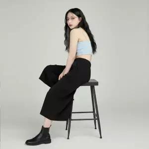 [신세계라이브쇼핑][옷자락] 여자 데일리 이지룩 시원한 린넨 와이드 치마바지