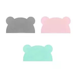 [퍼니메이커]곰돌이 실리콘 식탁매트/테이블 깔개 매트 받침 시트 실리콘테이블매트 식탁매트 테이블매트