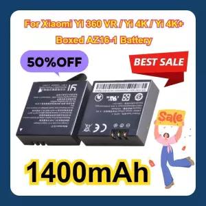 YI 360 VR / Yi 4K 4K+ 박스형 AZ16-1 1400mAh 배터리용 2개