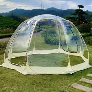 투명돔텐트 카페 이글루 쉘터 장박 캠핑 온실 버블