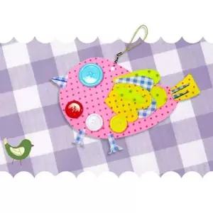 ( )펠트 병아리 가방걸이 키링 만들기 키트 재료 DIY 세트