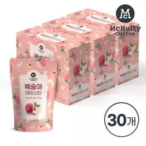 [맥널티] 아이스 파우치 복숭아 아이스티 190ml x 30개입