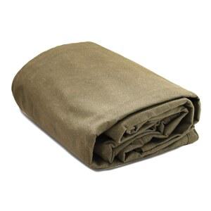 화이트덕 캔버스 타프 18온스. 튼튼한 방수 자외선 저항성, 8'x16, (컷 천 15'6