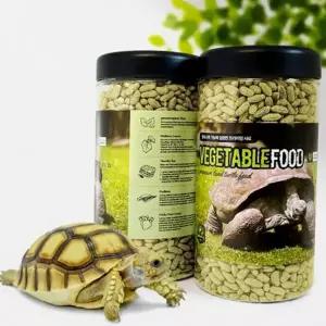 육지거북 먹이 주식 펠렛 파충류 육지거북 사료 거북이 반려동물 컨디션 촉진 성체 배합 건조 활동 어린