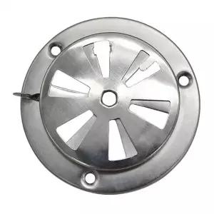 (색상 실버 1개)그릴 댐퍼 바베큐 캠핑 난로 DIY 혼합관 간택기 화로 공기 조절 가스 화구 부속