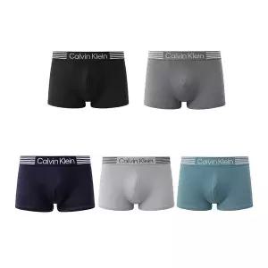 CK 캘빈클라인 마이크로 5팩 로우라이즈 트렁크 남성 팬티 블랙 그레이 더스트 NP2