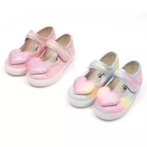 [보리보리/앙쥬]여아구두 키즈 주니어 초등 mm하트윙메리제인LED 아동구두 wd 140-190mm