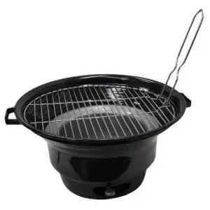 ( )손잡이 그릴 화로대 숯불 바베큐 캠핑 화로 검정원형 고기 불판 펜션
