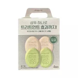 동구밭 샴푸 트리트먼트 바 100g 4개