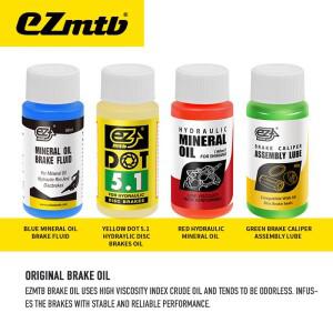 EZmtb 자전거 브레이크 오일 - 미네랄 유압  DOT 45.1  피스톤 윤활유 정비용