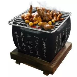 ( )사각 바베큐 일본식 숯불 화로 캠핑 불판 화로대 대형 화덕 불멍 야외