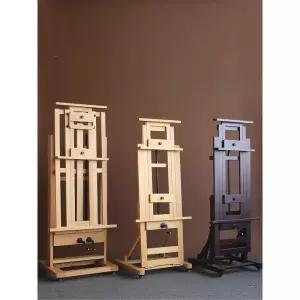 이젤 대형 원목 이동식 스탠드 그림 나무 미술 작업대