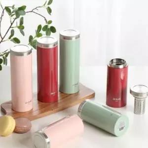 (색상 핑크 300ml)텀블러 스포츠물병 300ML 초등 차망 보온 휴대용 핑크 보냉 중등 보틀 사무실 캠핑