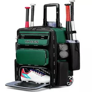 야구 스포츠 캐리어 가방 트롤리 검정색 글러브백 휴대용 백팩 하키