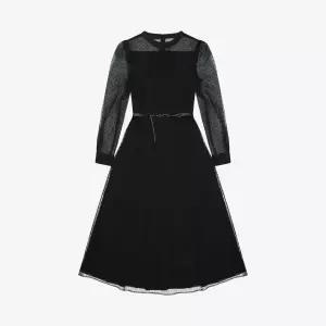 [롯데백화점]씨 메쉬 벨티드 A라인 원피스 SKOAB2502