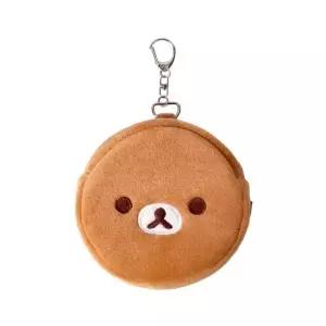 ( )캐릭터 원형 파우치 리락쿠마 동전지갑 화장품 소품 케이스 키링 가방고리