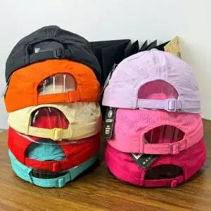 [당일]메쉬 무지 방수볼캡 모자 여름 워터밤 물놀이 워터파크 수영장 바캉스 러닝 등산 골프 나일론