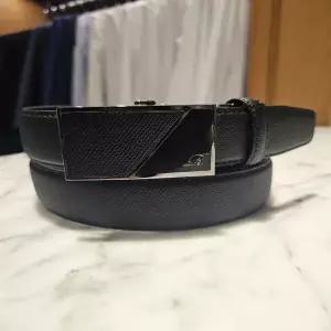 [레노마벨트]RQSBE1-203BK블랙 천연소가죽 롱사이즈 자동벨트[폭3점3cm 길이130cm내외/최대43인치까지사용]