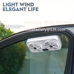 맞춤형 신형 USB 차량용 냉각 팬 배기 창문 라디에이터 에너지 절약 환풍기 탈취기