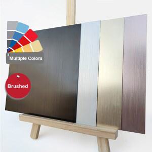 아크릴판 블랙 실버 골드 로즈 골드 브러시 알루마이트 알루미늄 플레이트 두께 2mm 100x100mm 200x200mm 200x300mm 300x300mm
