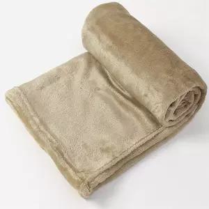 메가디자인 극세사 무릎담요 100CM 브라운 다용도무릎담요