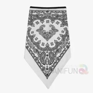 페이즐리 쿨스카프 화이트 넥쿨러 쿨워머 쿨목도리 쿨넥 얼음스카프