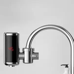 캠핑장 전기순간온수기 꼭지 샤워기 샤워장 화이트