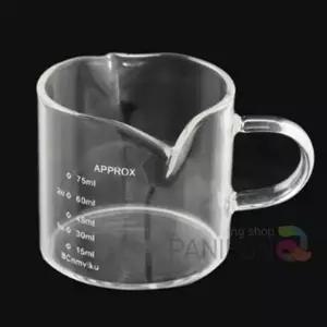 유리 에스프레소샷잔 75ml 커피용품 유리찻잔 예쁜잔 카페잔 카페유리컵