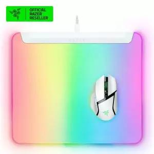 레이저코리아 마우스패드 RGB 조명 옵티컬 센서 화이트 1P