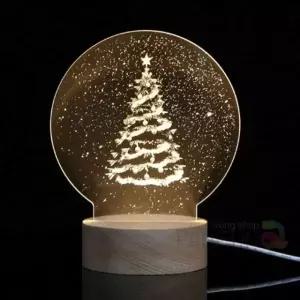 크리스마스LED 아크릴무드등 크리스마스스노우볼 인테리어무드등 수면등 취침등 인테리어조명등