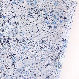 쿨링원단 의류용 Adelajda tana 잔디 자유 런던 원단 파란색 배경 별 DIY 숙제 100