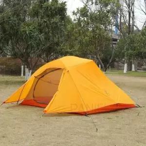 3인 초경량텐트 오렌지 등산텐트 백팩킹텐트 소형텐트 가벼운텐트 이중텐트
